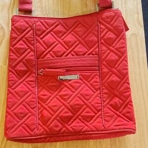 Quilted Red Vera Bradley Shoulder Bag